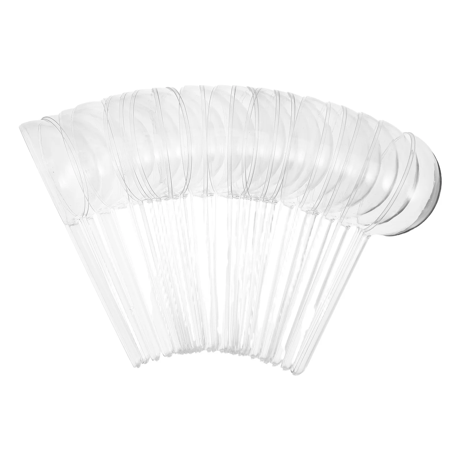 

12Pcs Clear Lollipop Shaped Candy Storage Containers Mini Plastic Boxes for Jewelry Beads Ring Organizer Clear Craft Storage