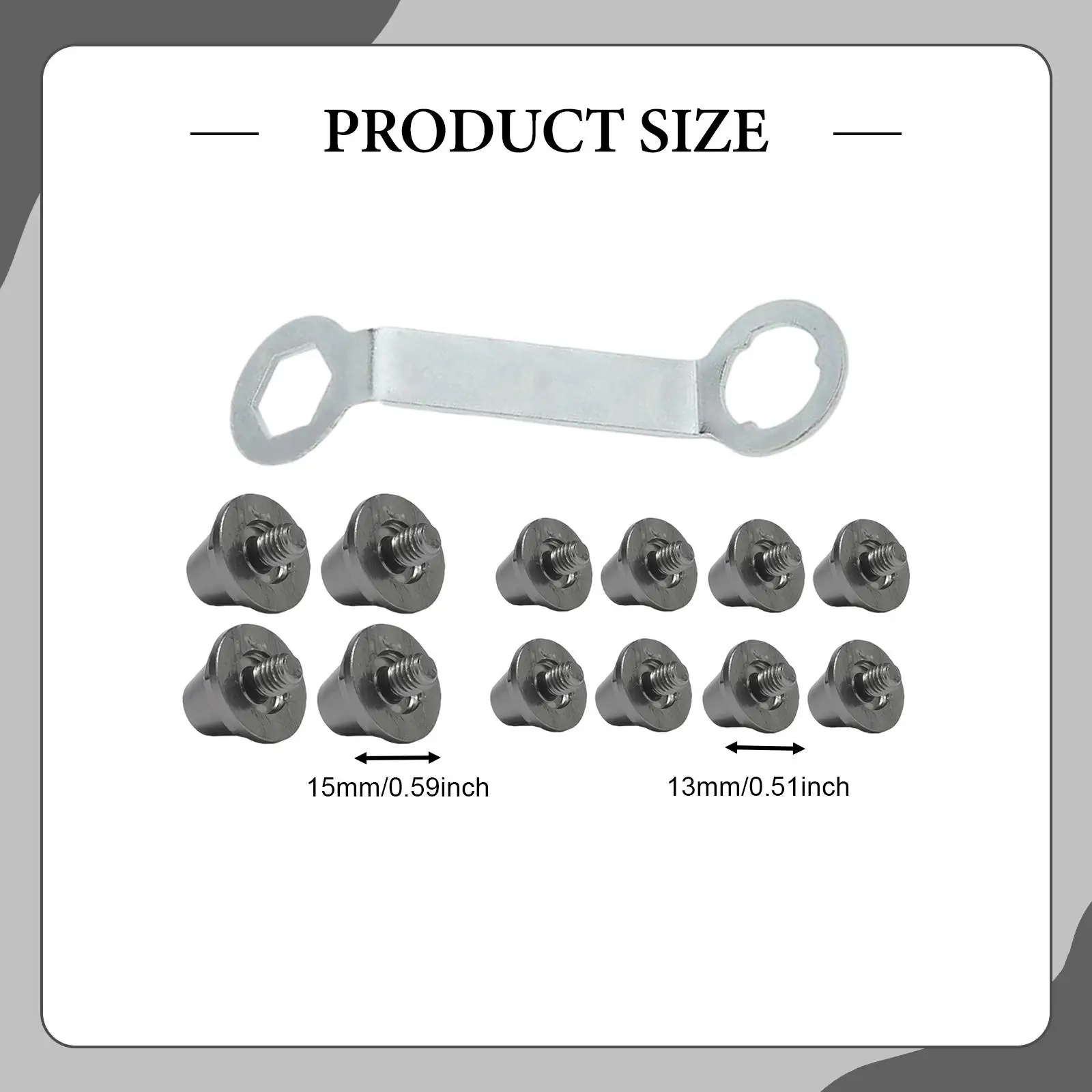 

Шипы для футбольных бутс M5, резьбовые, из алюминиевого сплава, для улучшения сцепления, для футбольной обуви, размеры