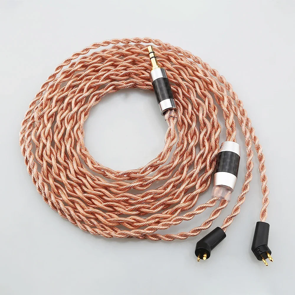 HIFI 4-adriges Litz-Kopfhörer-Upgrade-Kabel für ETYMOTIC ER4P ER4B ER4S ER4PT Kopfhörer 2,5 mm/3,5 mm/4,4 mm/6,35 mm 4Pin XLR-Stecker