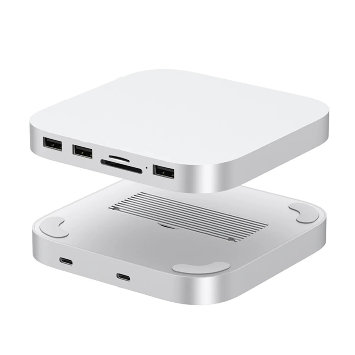 

A49T For Mini USB C Hub with M.2 SSD Enclosure for Mini / Pro Stand Type-C Dock Station USB3.2 SD/TF4.0 MC25