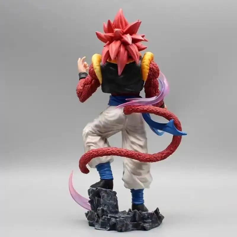 Dragon Ball Anime Figures Super Saiyan 4 Gogeta Figures Ssj4 25cm Model Pvc Statue Doll Collection Decoration Toys Gift