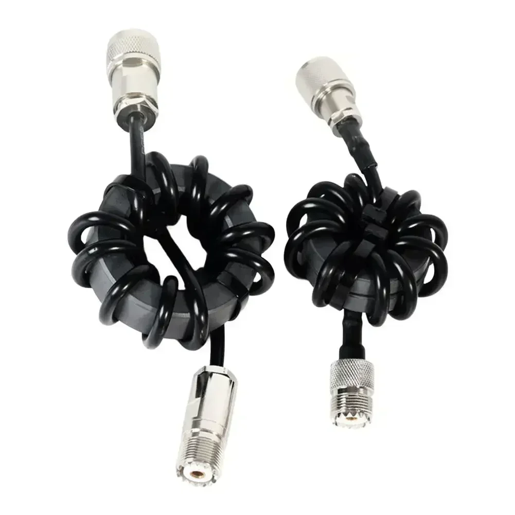 1PC ABS Shortwave Choke Magnetic Ring Anti Interference 1:1 Current Type Balun For 1.8-30MHz Shortwave Choke Magnetic Ring