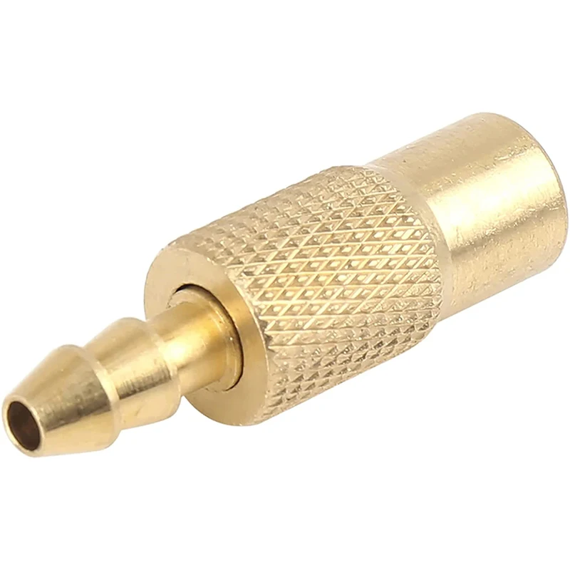 1 X Car Tire Inflator Valve Connector Clamp Joint Connector Adapter Car 3.9mm Brass Tire Valve Joint Inflator Pump Valve Brass