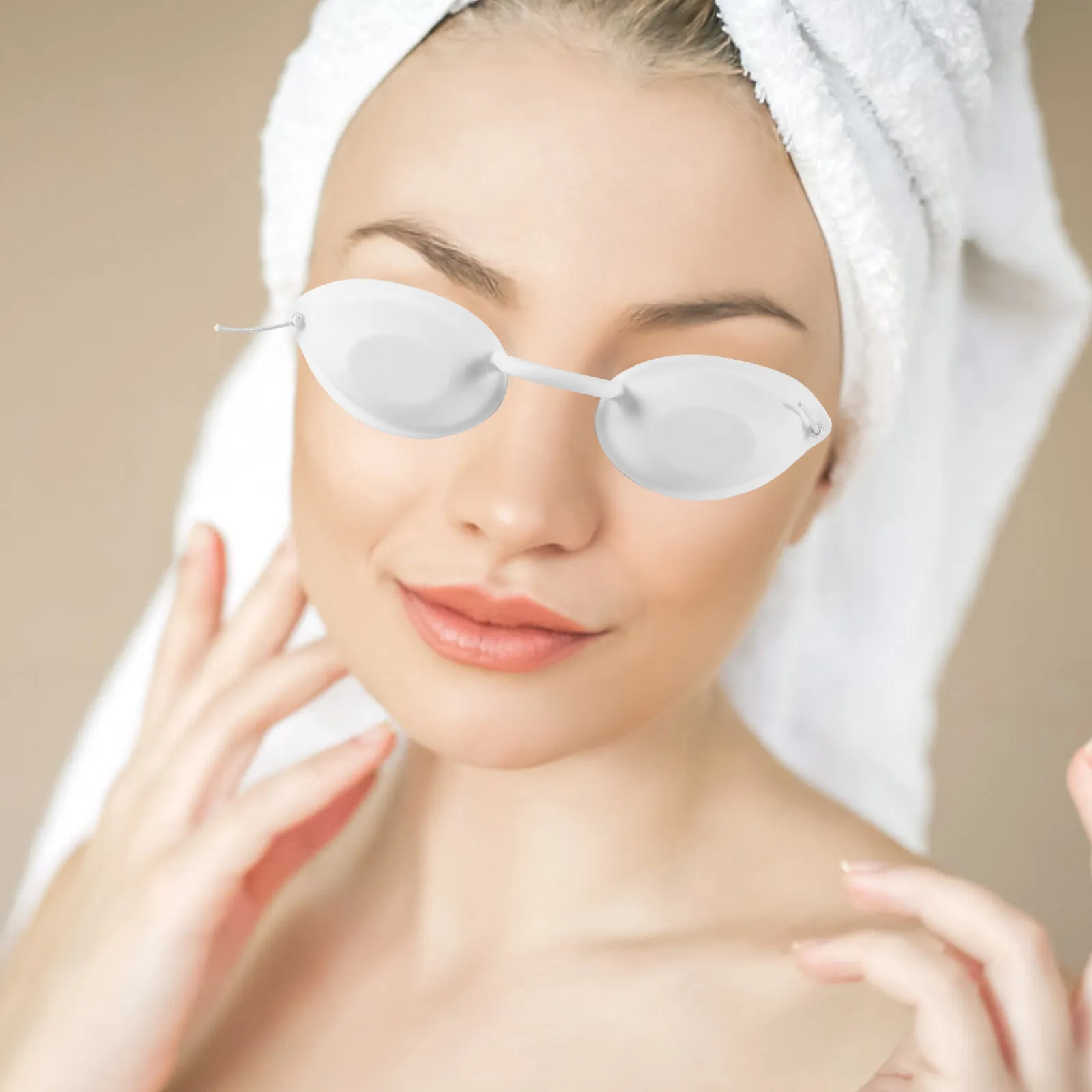 

Laser Protection Eye Mask Adjustable Tanning Goggles for Beach Home Beauty Treatments Uv Proof Eye Protection Shade