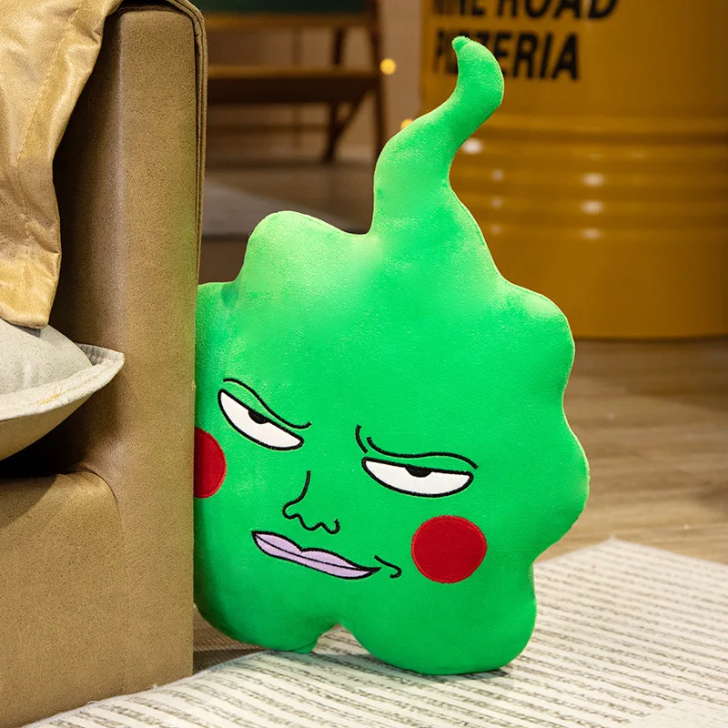 漫画アニメ Psionic パワー 100 ディンプル子供スロー枕 45 センチメートル創造性おもちゃ人形グリーンモデルソファ装飾