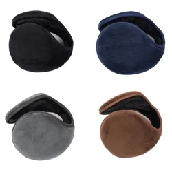 Soft Plush Thicken Ear Warmer Women Men Cold Proof Winter Earmuffs Solid Color