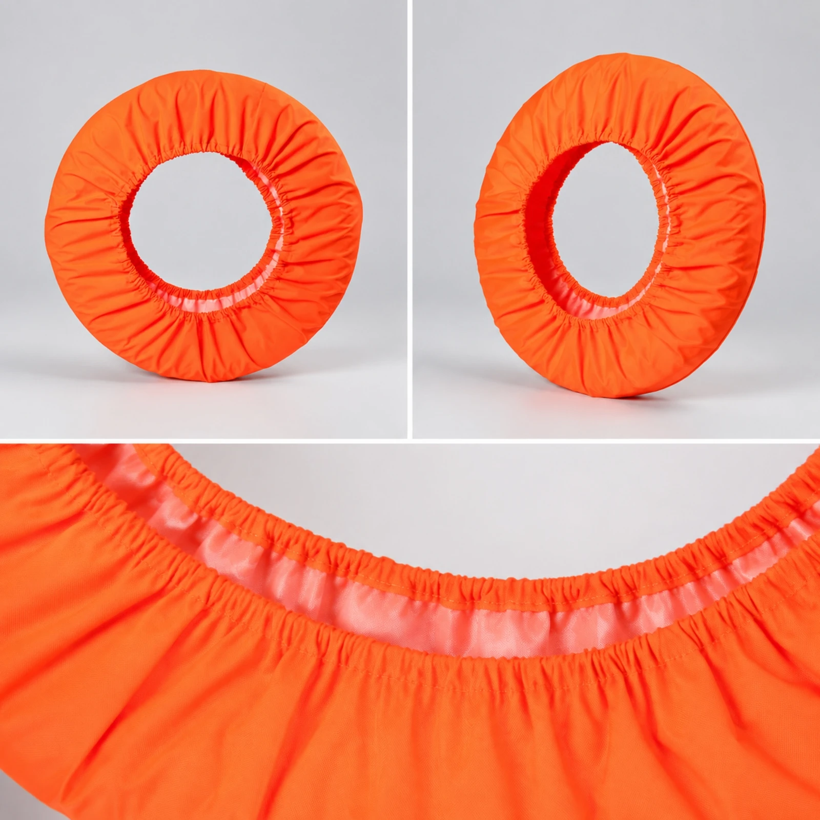 Flotation Circular Guard Cover Bright Pleated Fitted Buoy Sleeve for Boat Storage, Rescue Stations