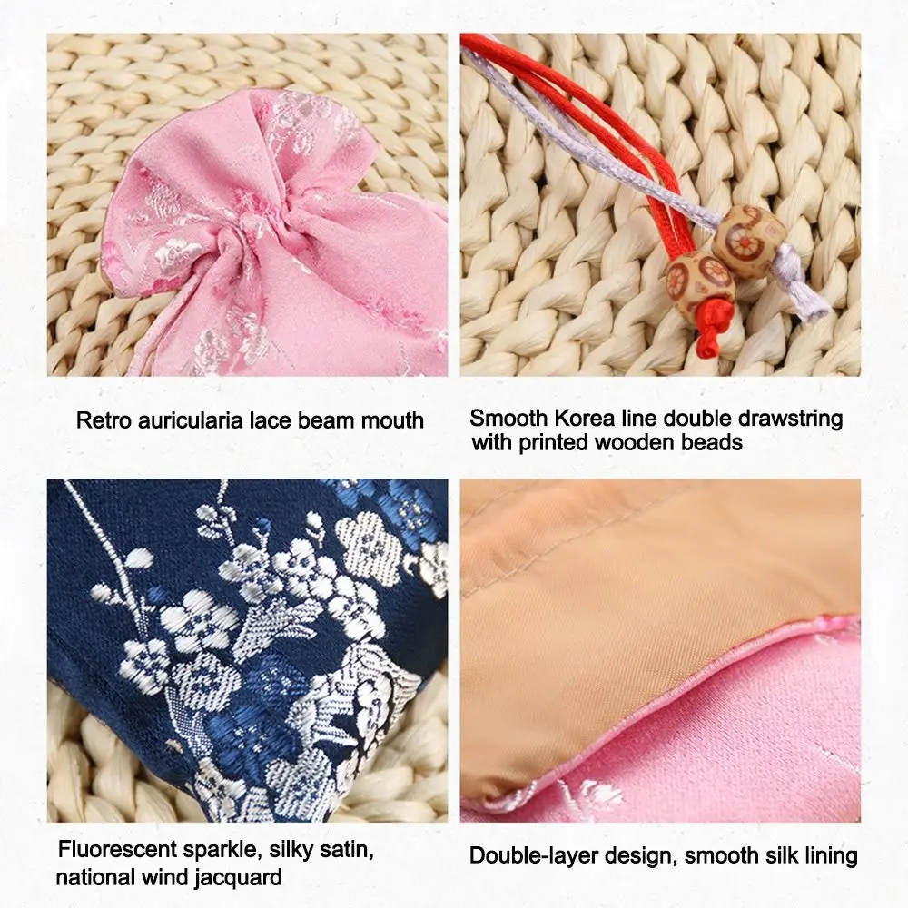 Beads Handstring Organizer Jewelry Gift Bag Fragrance Bag Storage Bag Brocade Bag Party Decoration Present Bag