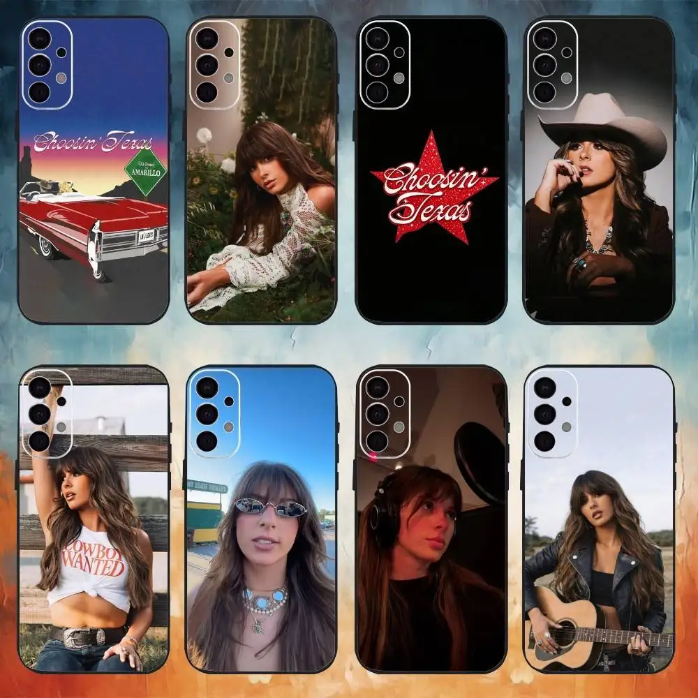 E-Ella langley C-choosin texas Dandelion Phone Case For Samsung S26,25,24,23,22,30,21,10,9,Ultra,Plus,Lite Black Soft Case