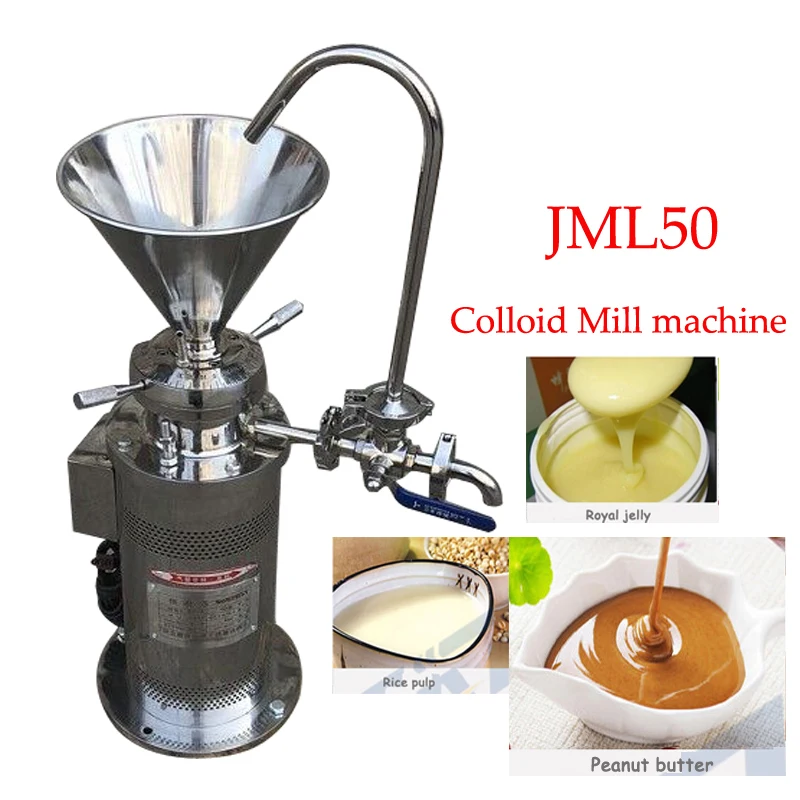 

JML50 Colloid mill machine sesame colloid mill peanut butter colloid mill soybean grinder coating grinding machine 0.01-0.2T/H