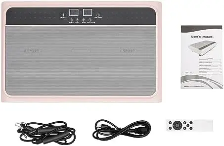 

Vibration Plate Exercise hine, Power Vibrating Plate with LCD Display, Home Multifunctional Vibrate Fitn Platform