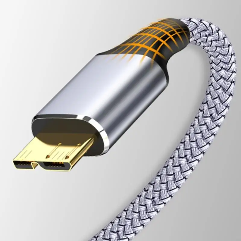 28TE 5Gbps Loại C đến cáp sạc microb cho ổ cứng và chuyển tệp máy tính bảng