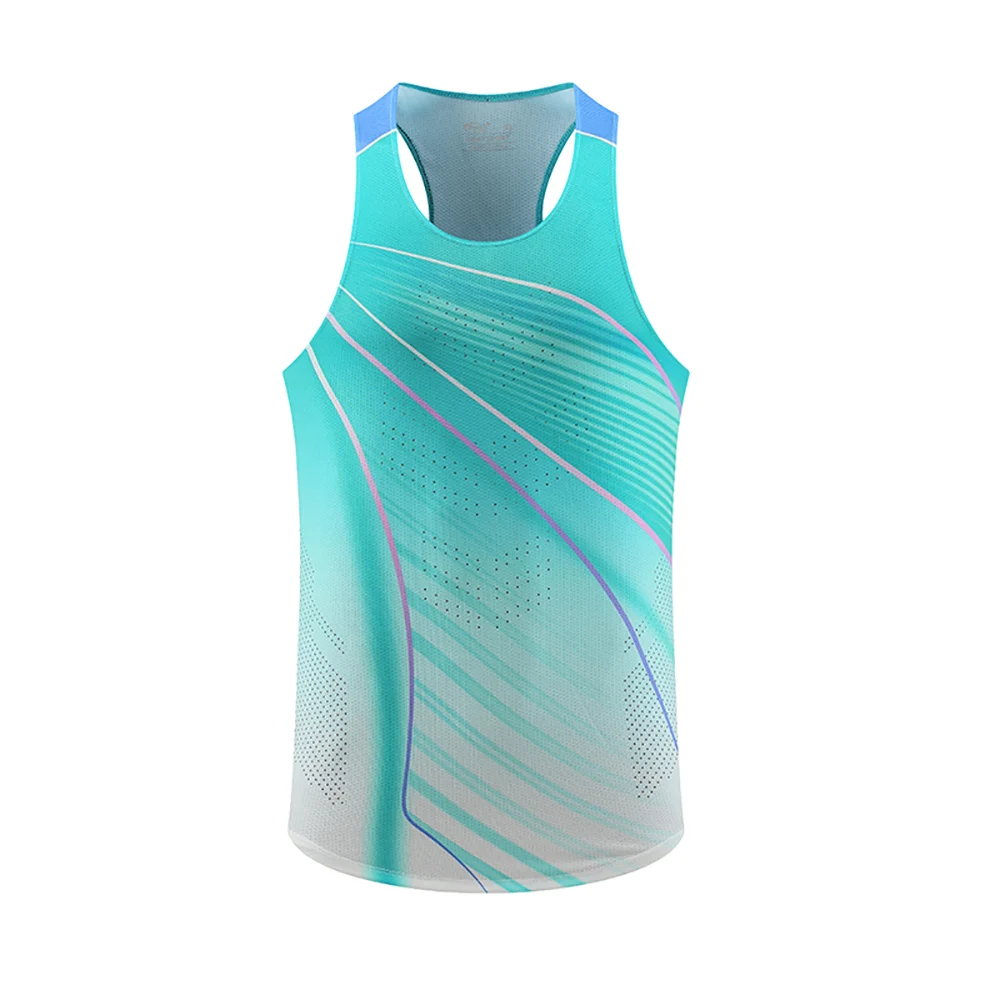 남성 런 조끼 탱크 탑 스피드 피트니스 러닝 셔츠 민소매 Soprt Singlet