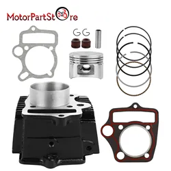 52.4mm Engine Cylinder Piston Rebuild Kit for Chinese 90cc 110cc 125cc ATV Quad Pit Dirt Bike Go Kart Taotao Sunl SSR Coolster