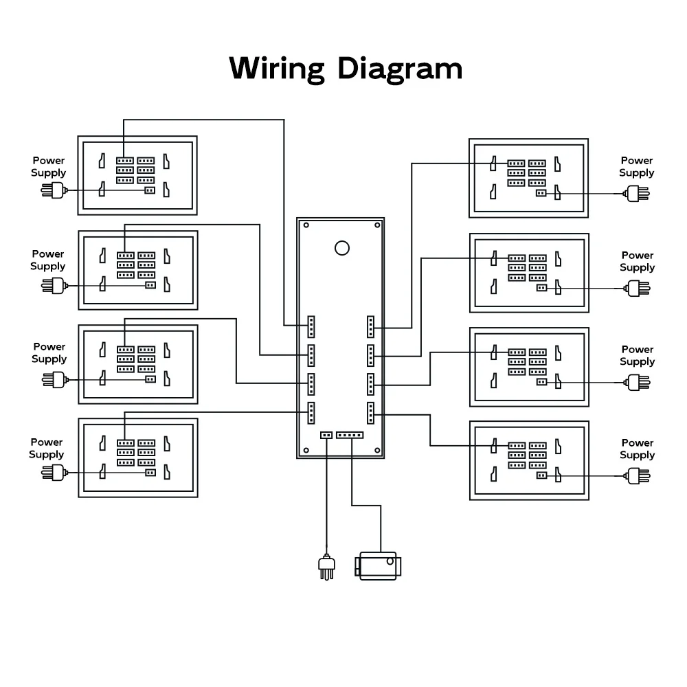 Tuya APP 7 Inch IPS Screen 2MP 1080P  Wired IP WIFI Doorbell Video Door Phone Intercom Visual Door Viewer