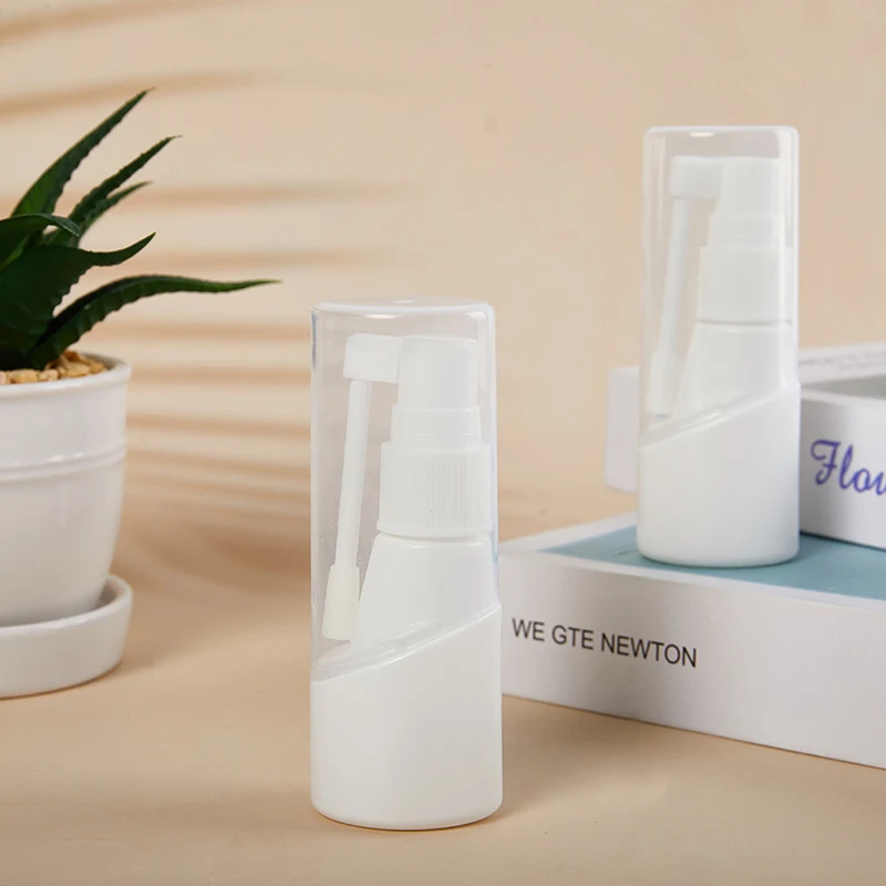 30ml Empty Plastic Nasal Bottle Small Rotation Mist Spray Bottles Nose Pharmaceutical Medicine Atomizer