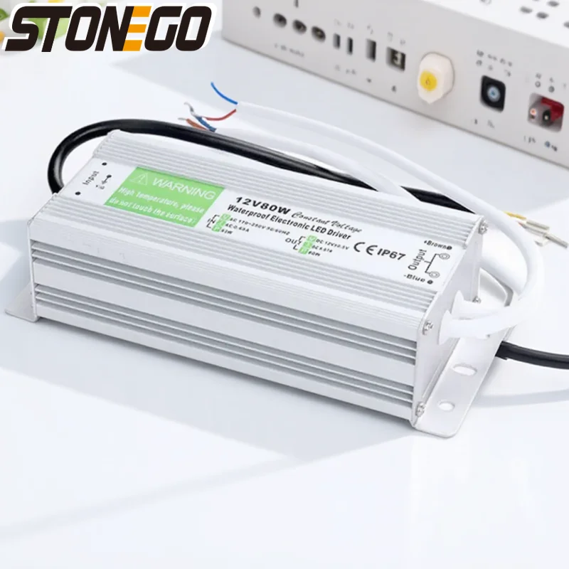 

12V 24V 20W 60W DC LED Light Box Transformer Waterproof Power Supply for Luminous Signs Lighting Accessories