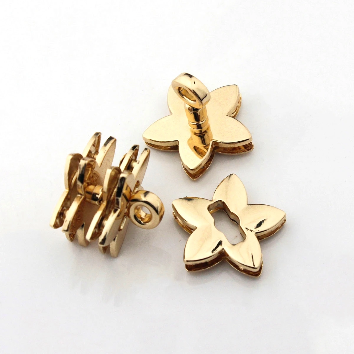 1pcs Zinc Alloy Star Shape Turn Lock New Style Twist Lock Clasp Leather Craft Women Bag Handbag Shoulder Bag Purse DIY Hardware