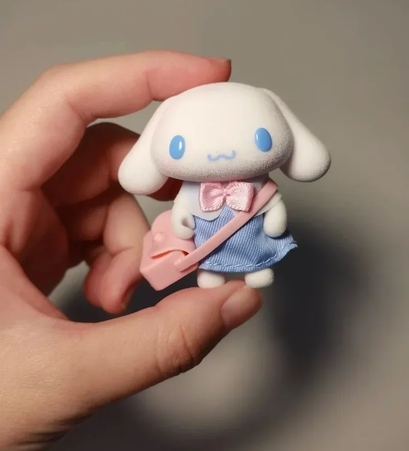 Nieuwe Sanrio Mijn Melodie Veranderende Poppen Kuromi Cinnamoroll Pochacco Action Figures Slaappak Set Serie Flocking Pop Speelgoed Cadeau