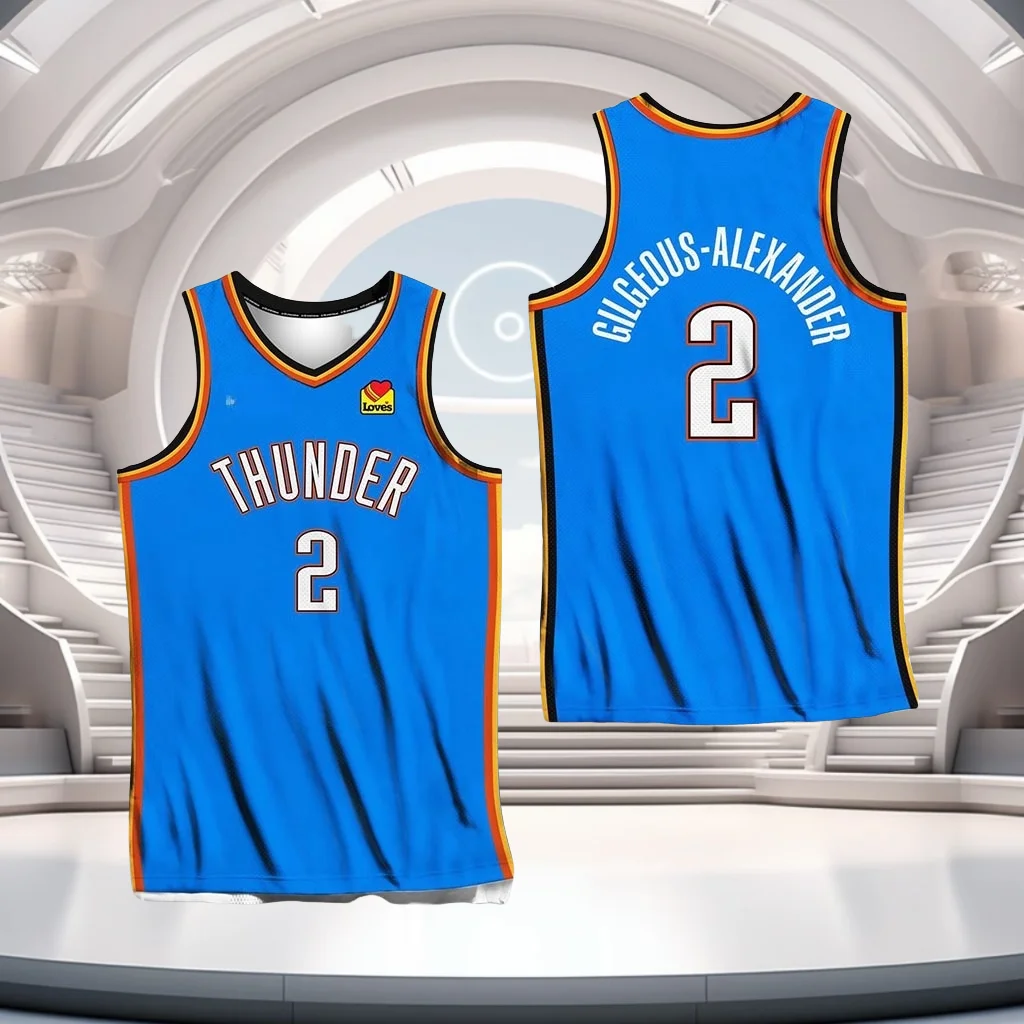 

Basketball Vest Thunder Team Mvp Alexander Summer Hot-selling Quick-drying Sweat-absorbing High-quality Comfortable Sports