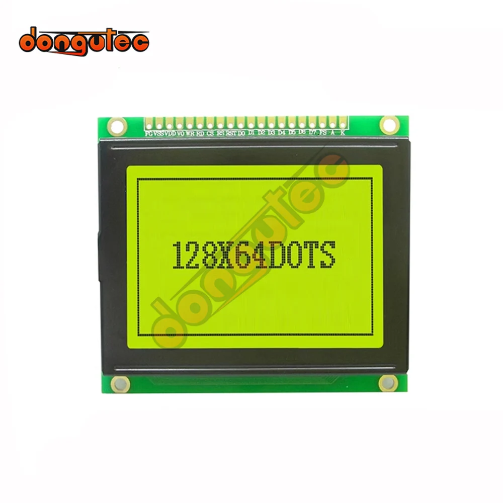 12864FA 128X64กราฟิก LCD โมดูล T6963C หรือ RA6963 EQV Controller 20Pin 78X70มม.เข้ากันได้กับ WG12864D LM12864T AG12864D