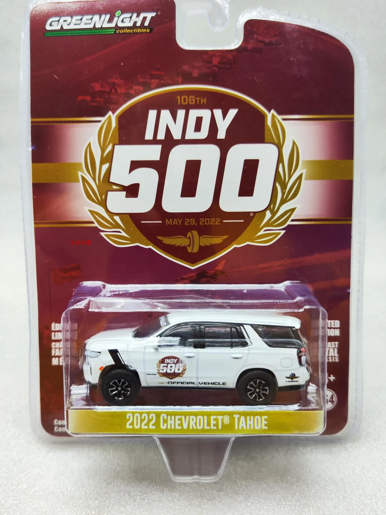 

GreenLight 1: 64 2022 Tahe 2022 106th Indianapolis 500 Official Car Diecast Alloy Car Model Collectible Gift