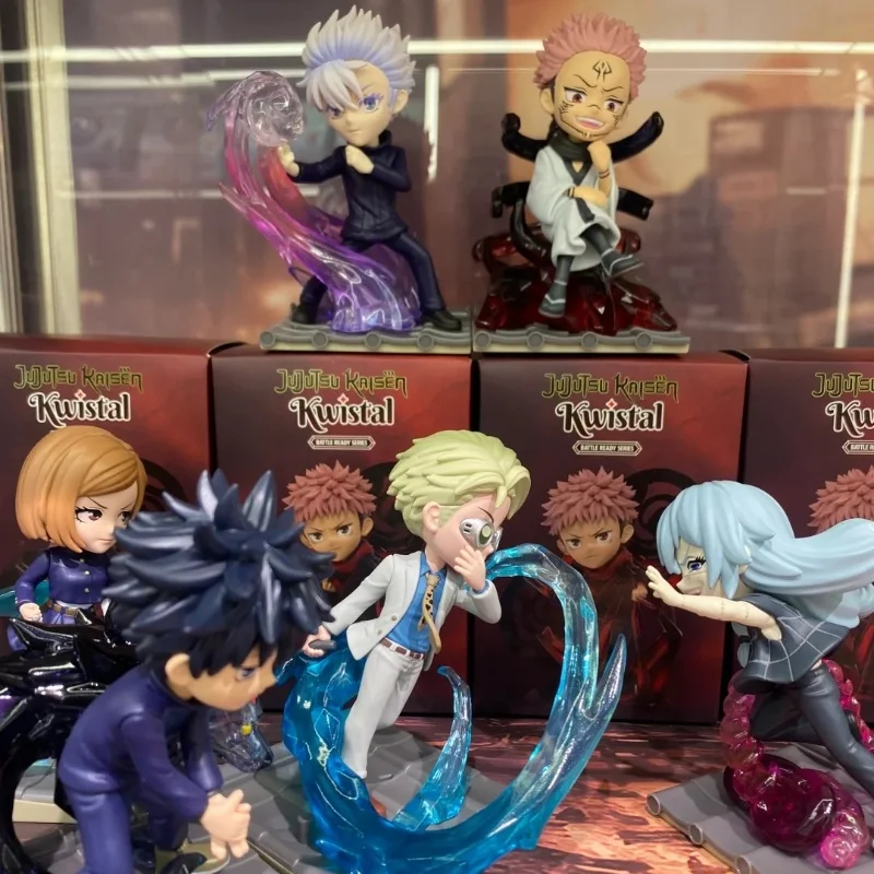 Anime Mighty Jaxx Kwistal Jujutsu Kaisen Battle Ready Series Itadori Yuji Kugisaki Nobara Fushiguro Megumi Nanami Kento Figure