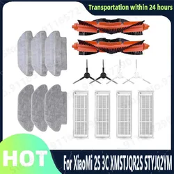 For Xiaomi Mijia Robot Vacuum Mop 2S 3C Mi Robot Vacuum Mop P Mop Cloths Main Side Brush Filter XMSTJQR2S STYJ02YM Accessories