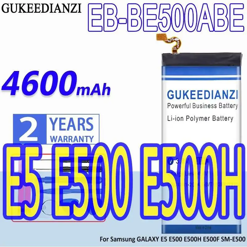 

Premium Replacement For Samsung Galaxy E5 E500 E500H E500F SM-E500 4600Mah Mobile Phone Battery EB-BE500ABE