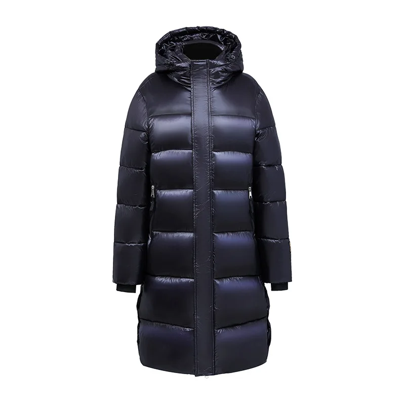 Black Gold 2025 Down Long Loose Cotton-padded Jacket