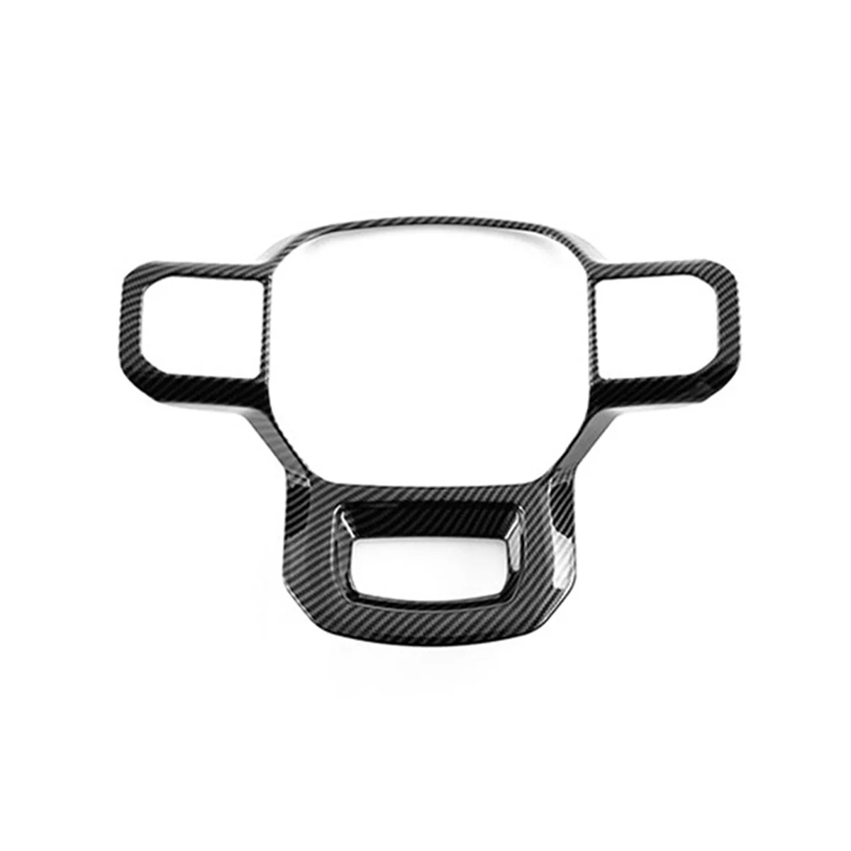 

Car Carbon Fiber Steering Wheel Panel Cover Trim Frame Sticker for 2021 2022 2023