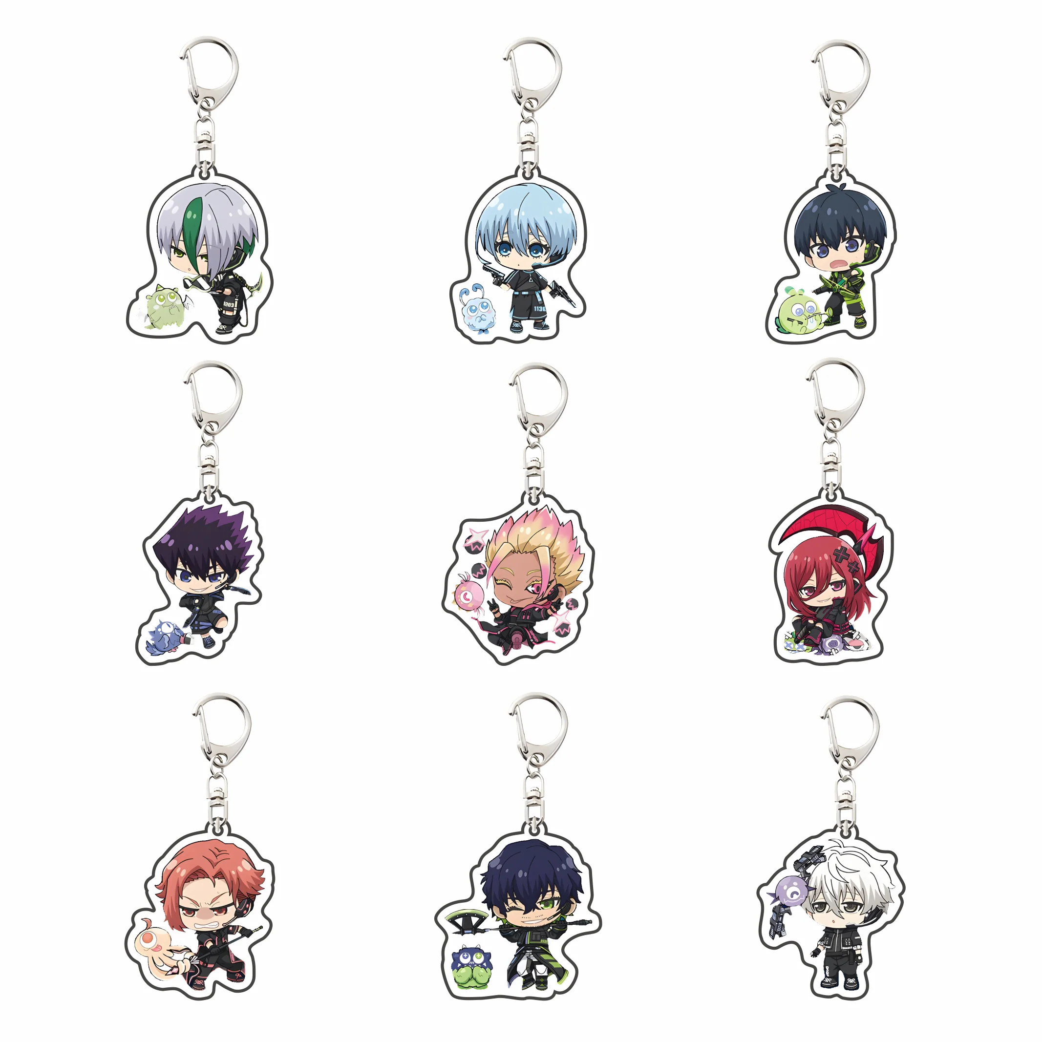 Anime Blue Lock 6cm Acrylic Stand Yoichi Isagi Tabletop Decorations Accessories Decor Gifts Key chain