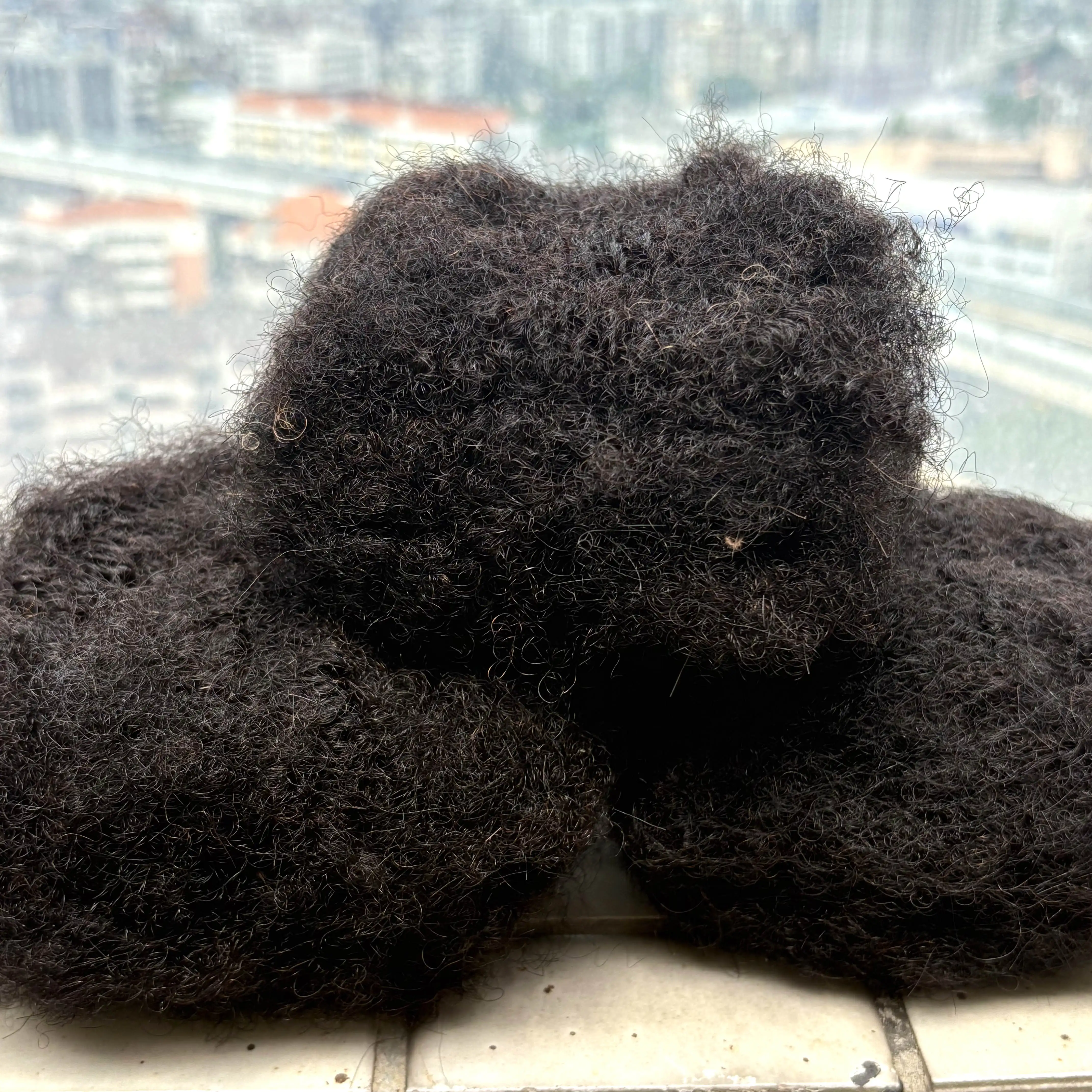 8 Zoll Afro Kinky Bulk Echthaar 30g/Packung für Dreadlock-Verlängerungen, Locs-Reparatur, Twist-Flechtungen, Afro Kinky Echthaar für Locs – Detail 1