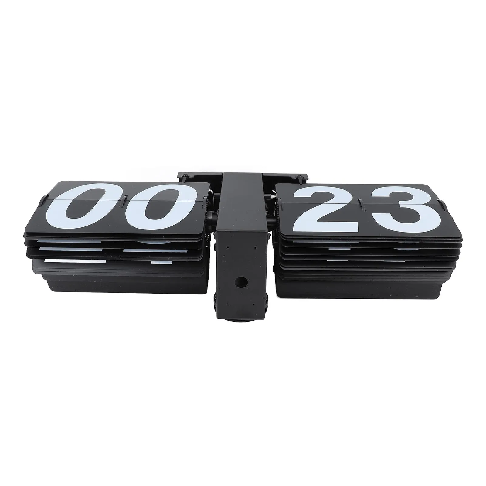 Retro Digital Flip Down Clock 24 Hours Single Sided Minimalist Mechanical Automatic Flip Clock for Home Study Room Office