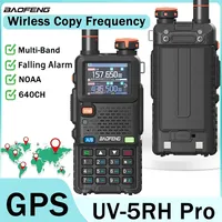 Baofeng UV-5RH PRO GPS Walkie Talkie Multi Band Wirless Copy Frequency NOAA Type-c Long Range High Power UV-5R Tow Way Ham Radio