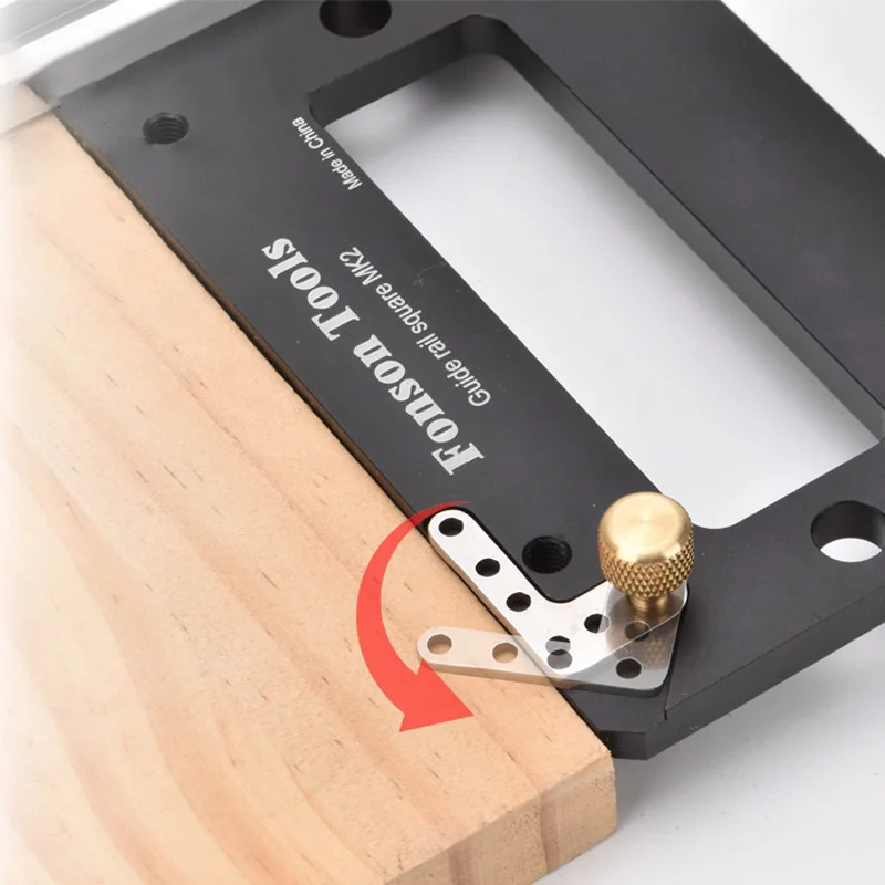 

90 Degree Track Saw Square Guide Woodworking Electric Circular Saw Carpenter Angle Square Right-angle Guide Rail Position Tool