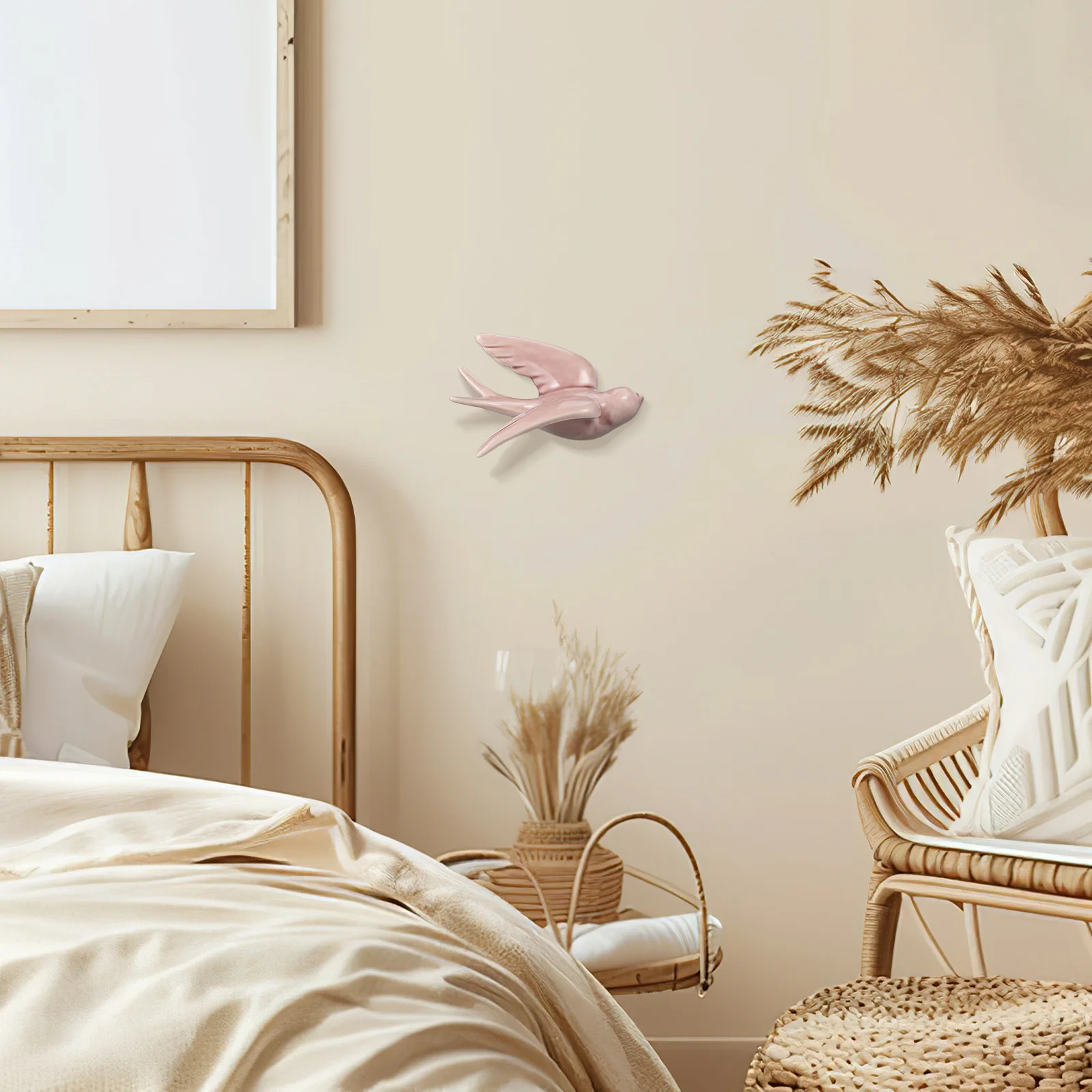 

Bird Wall Decor Ceramic Swallow Decoration Flying Birds Decorative Hangings Home