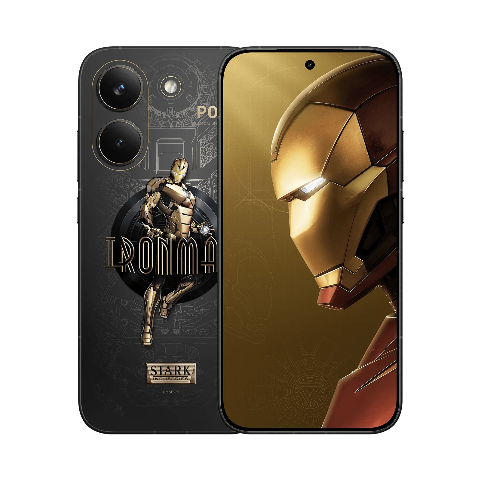 POCO X8 Pro 5G Édition Iron Man 12 Go 512 Go NFC, Dimensity 8500-Ultra, Batterie 6500 mAh, Appareil photo Sony IMX882 50 MP, Version Globale Originale