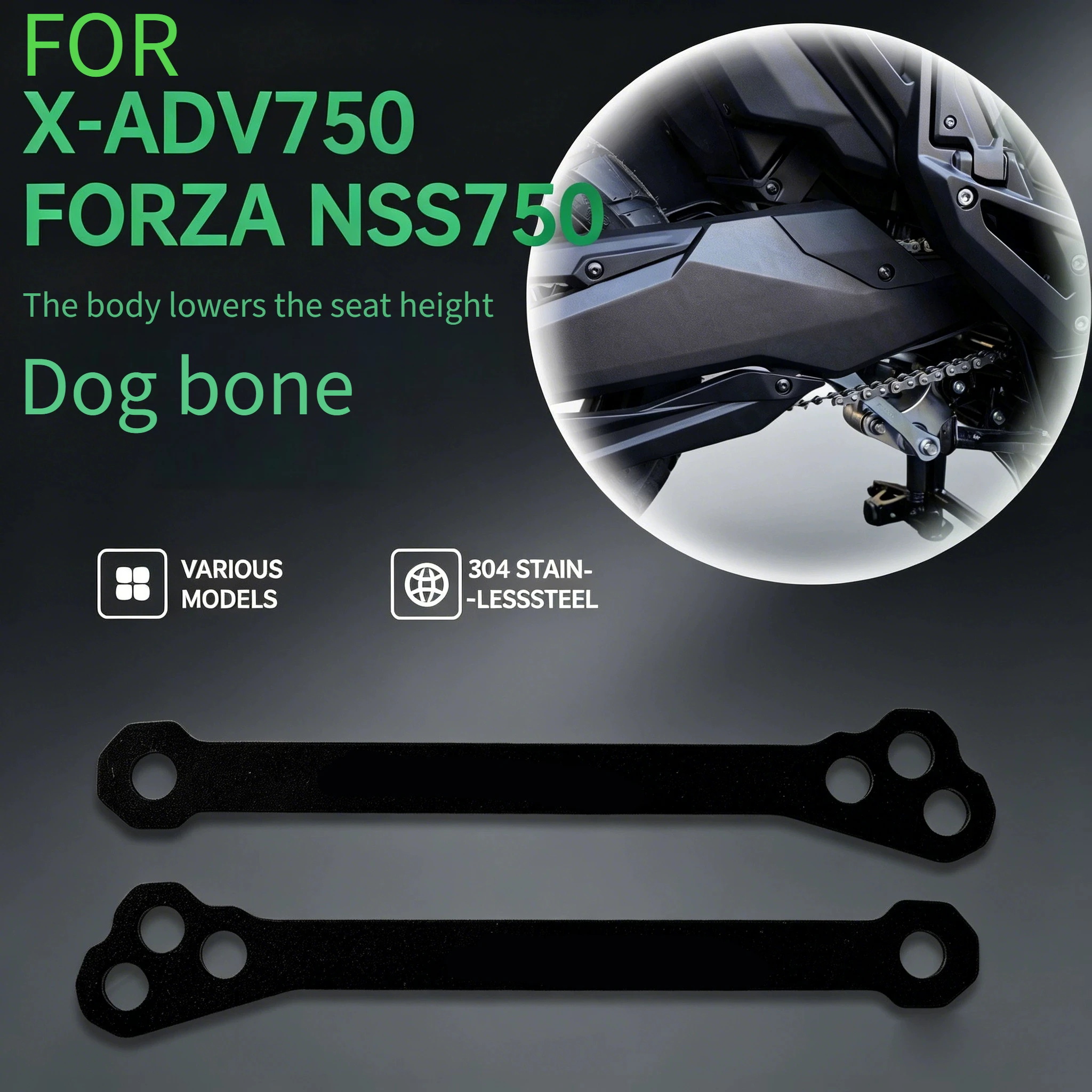 Lowering Linkage Dog Bone Suspension Link for Honda XADV750 NSS750 Motorcycle Seat Height Reduction Mod Parts