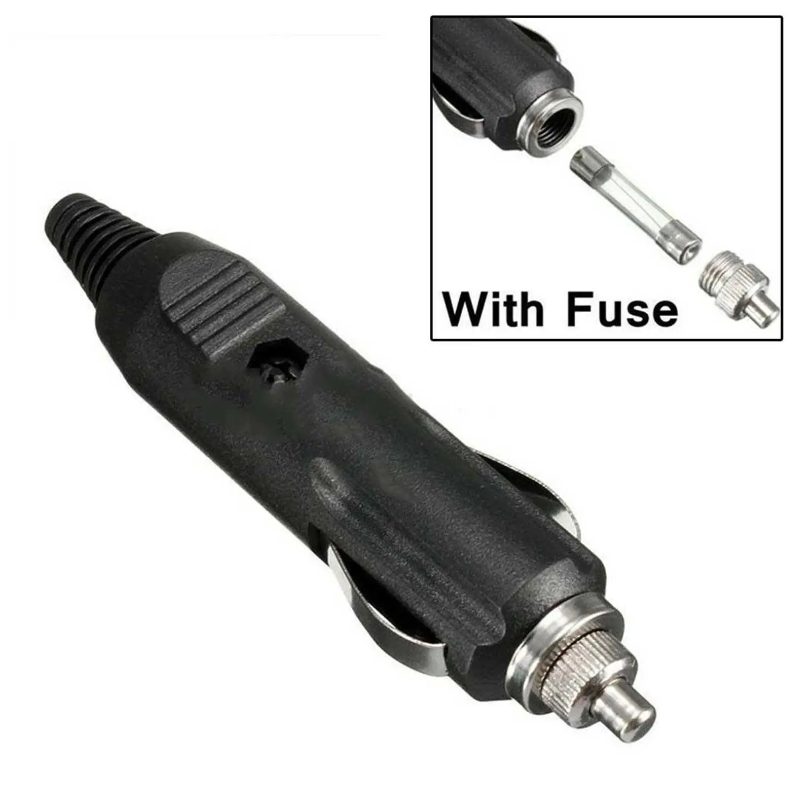 12V 24V Auto 20A Male Car Cigarette Lighter LED Socket Plug Connector Adapter Car Cigarette Lighter Interior Accessories