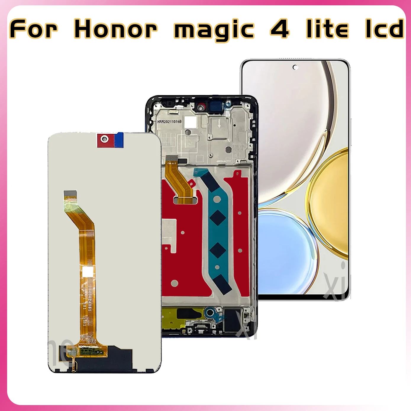 100% Test For Huawei Honor Magic4 Lite ANY-LX1,LX2,LX3 LCD Display Screen Digitizer For Honor Magic 4 Lite 4Lite LCD Touch Panel