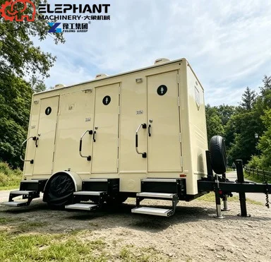 Portable Washroom Trailer Vip Mobile Luxury Camping Caravan Shower Bathroom Outdoor Container Environmental Moveable Toilet