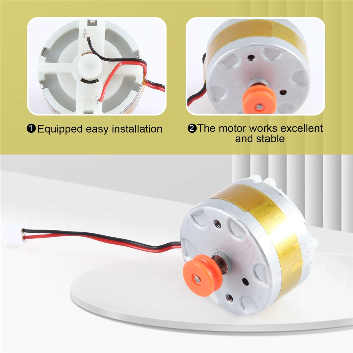 Gear Transmission Motor for Xiaomi Mijia 1St 2Nd & Roborock S50 S51 S55 Robot Vacuum Cleaner Sensor LDS Cleaner Motor