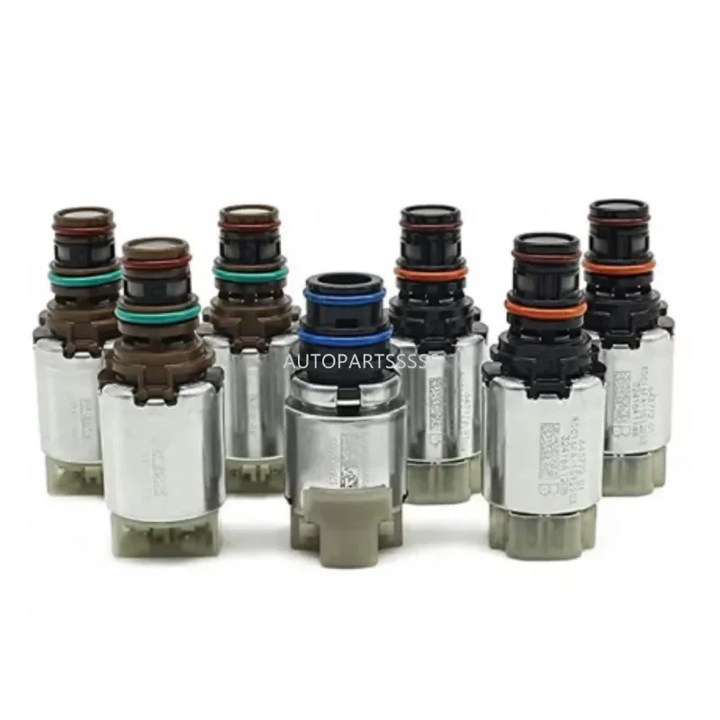 Original New 7PCS 6F35 6F15 Transmission Solenoid For Escape 2008-2011 Fusion 2009-2011 Tribute 2008-2011 Mariner Milan 2009-11