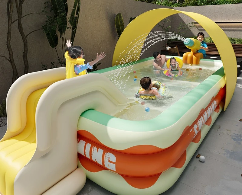 

Inflatable water gun Outdoor inflatable swimming pool Courtyard foldable