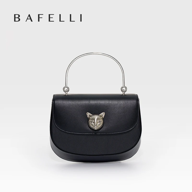 Bafelli Genuine Leather Women's Crossbody Bag Brown 5