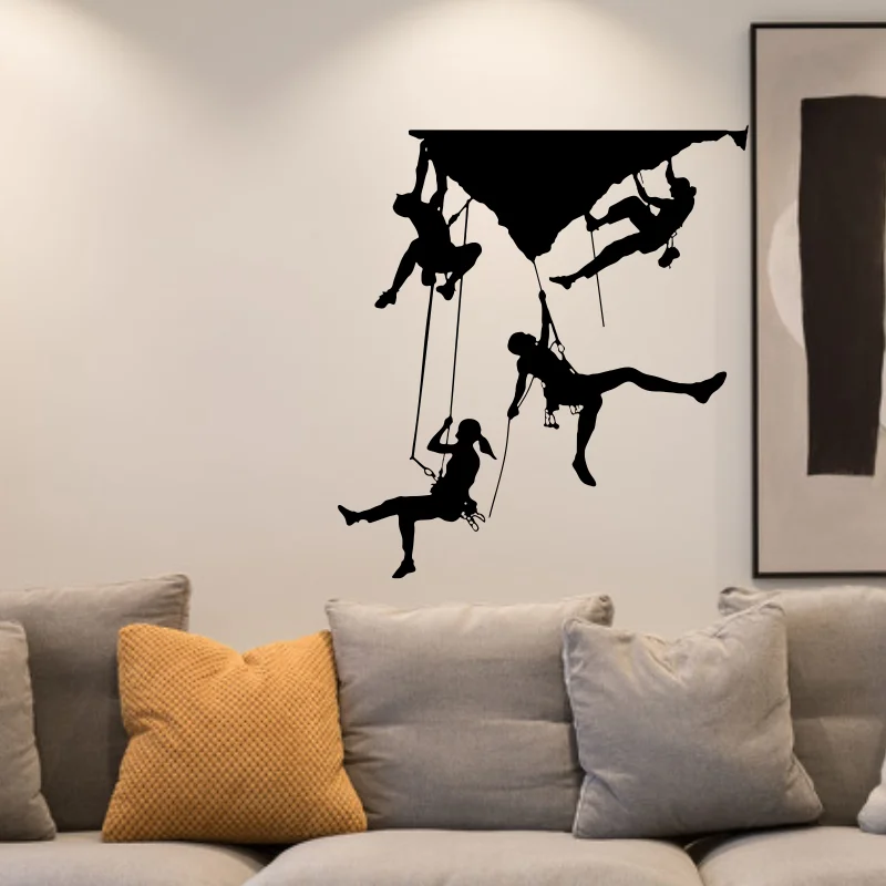

Climber Wall Vinyl Decal Extreme Sport Rock Sticker Art Murals Home Removable Decor Boy Bedroom Wall Stickers Wallpaper