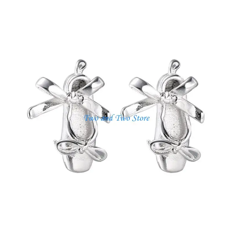 

HX6F Alloy Ballet Shoes Ear Studs Earrings Perfect For Party Or Casual Wear