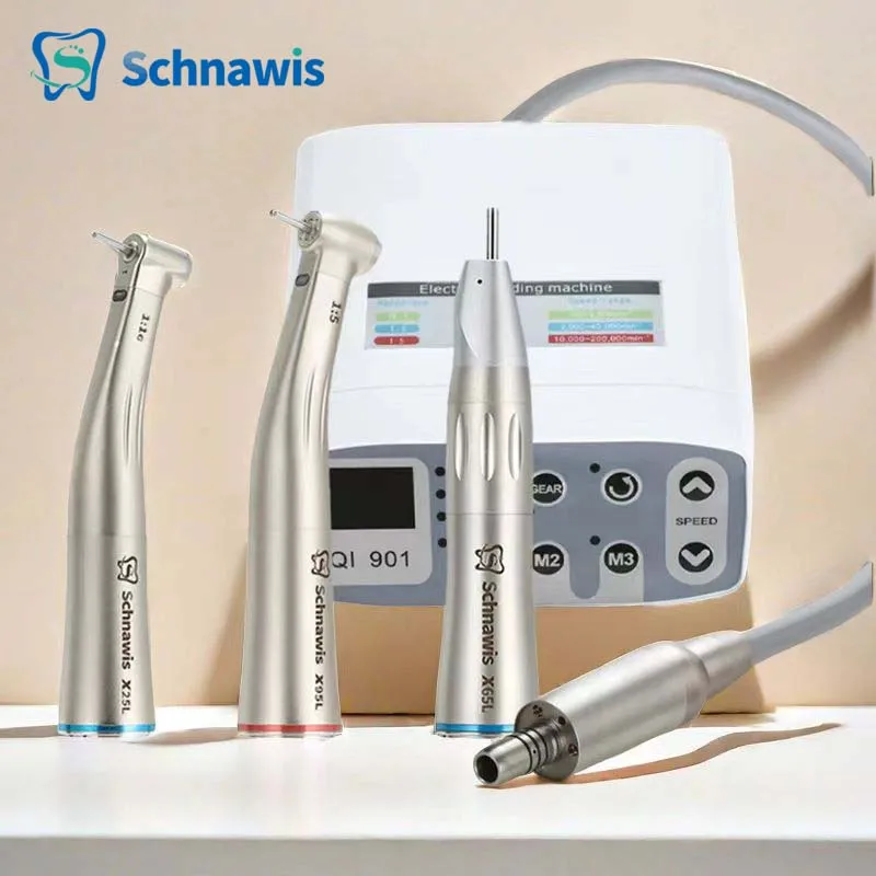 

Dental Brushless LED Micro Motor Electric Grading Machine Internal Water Spray E-type Contra Angle Handpiece Clinical Equipment