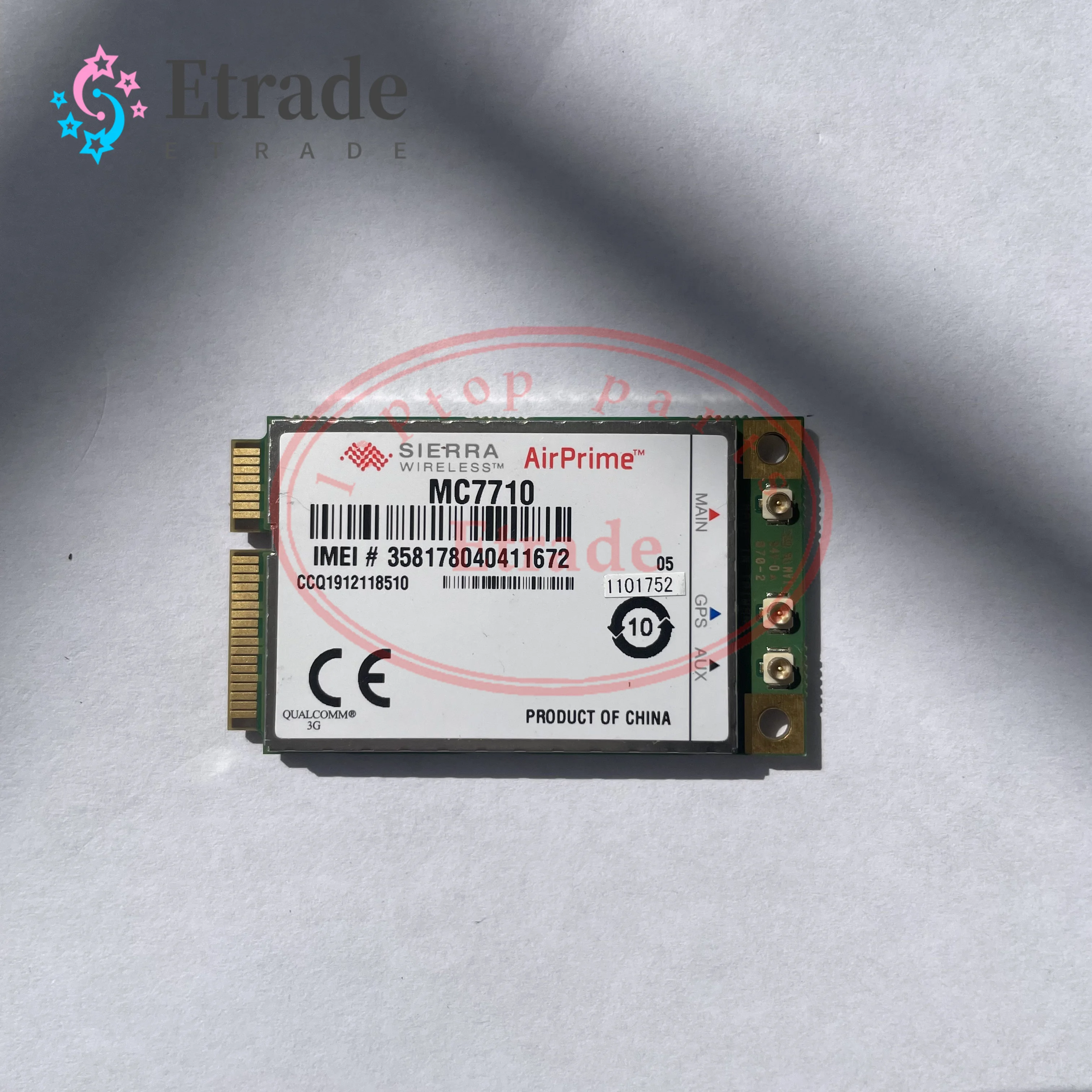 Unlocked Sierra Wireless MC7710 4G LTE/HSPA+ 4G 3G Laptop Module WCDMA EDGE / GPRS /LTE 800/900/2100MHz WWAN Mini PCI-E Card